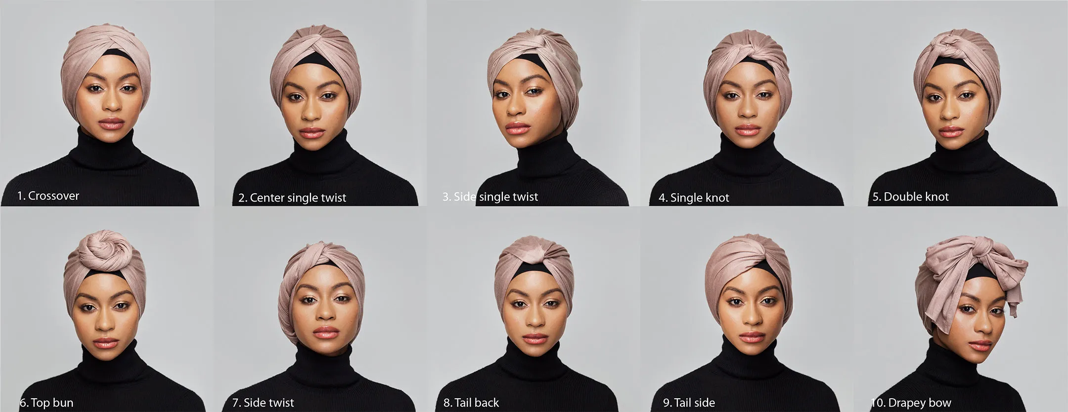 10-in-1 Turban- yellow gold
