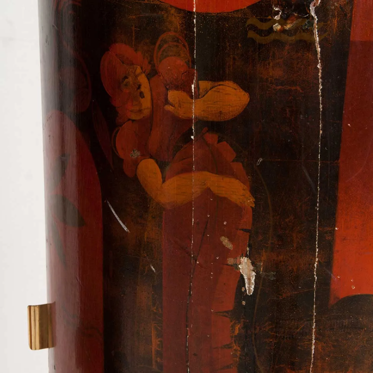 11 German Art Deco Walnut and Pine Painted Architectural Wall Panels