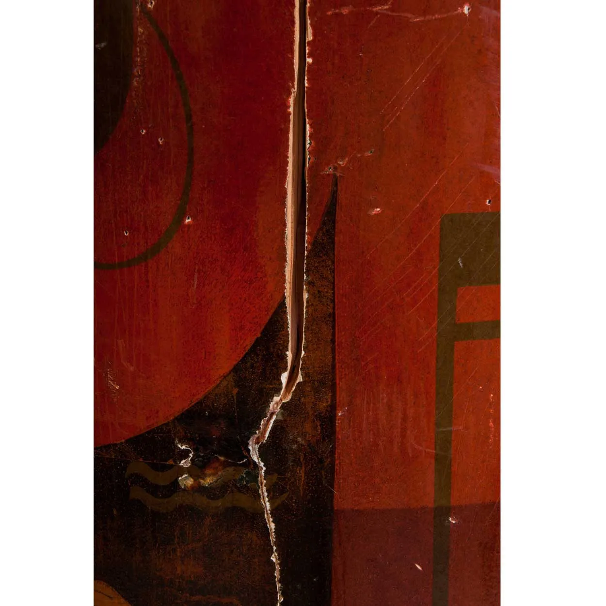 11 German Art Deco Walnut and Pine Painted Architectural Wall Panels