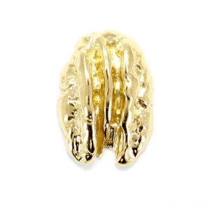 14kt Gold Vermeil Pecan Medium Tie Tack