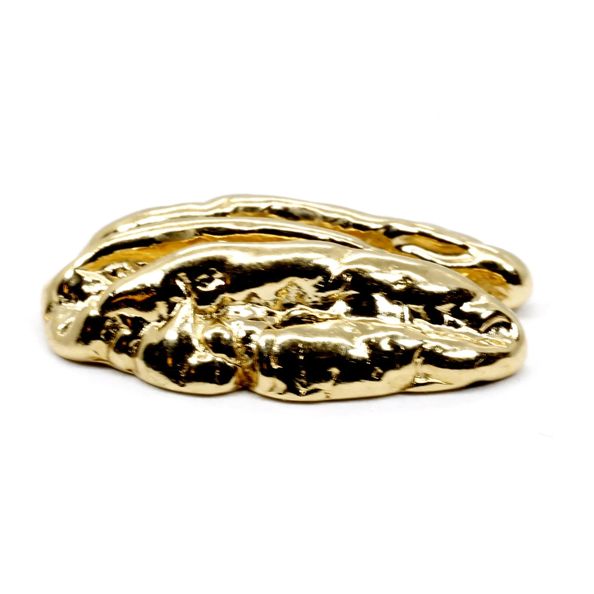 14kt Gold Vermeil Pecan Medium Tie Tack