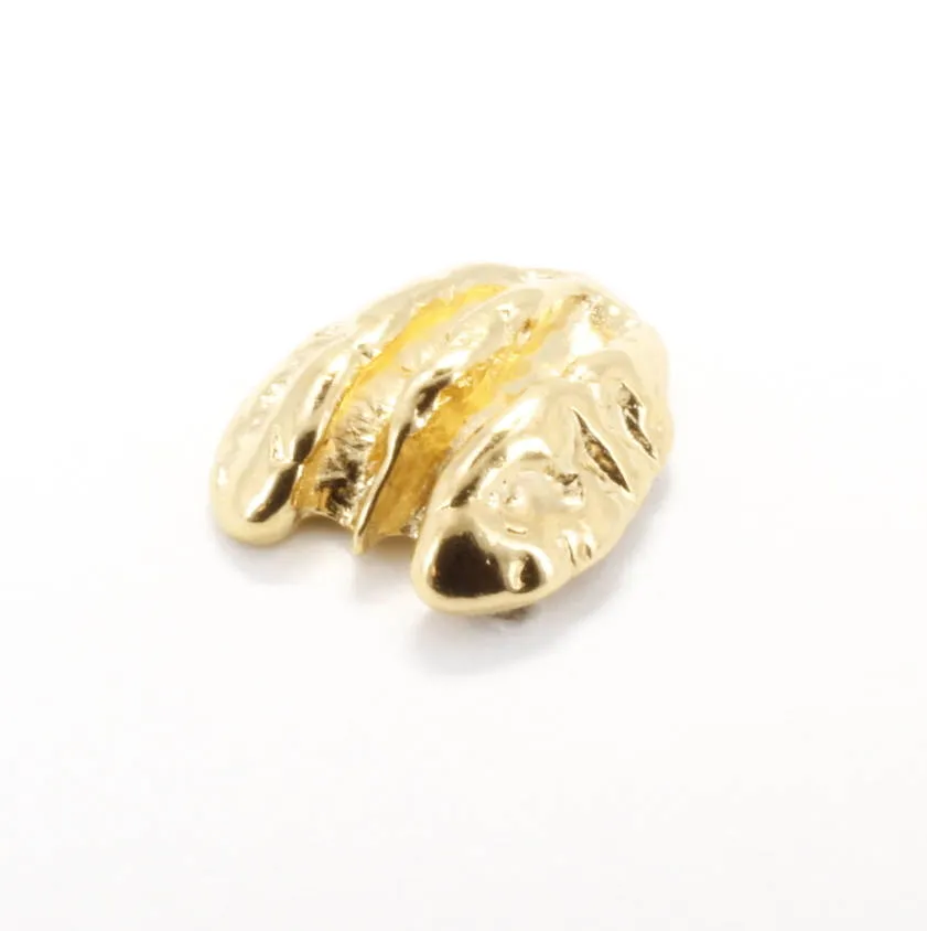 14kt. Gold vermeil Pecan Tie Tack / Lapel Pin