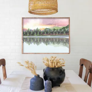 24” x 33” Lake Wall Art
