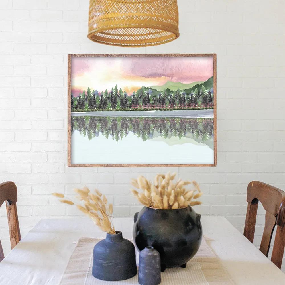 24” x 33” Lake Wall Art