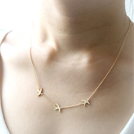 3 Little Birds Necklace