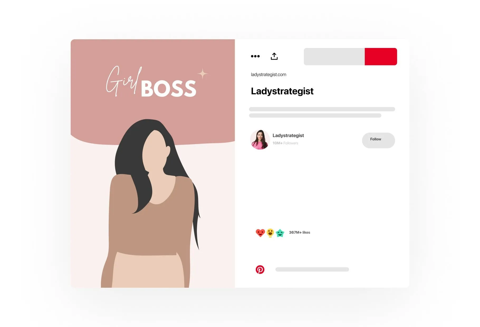 30 Girl Boss Pins Editable Canva Templates Pack 02
