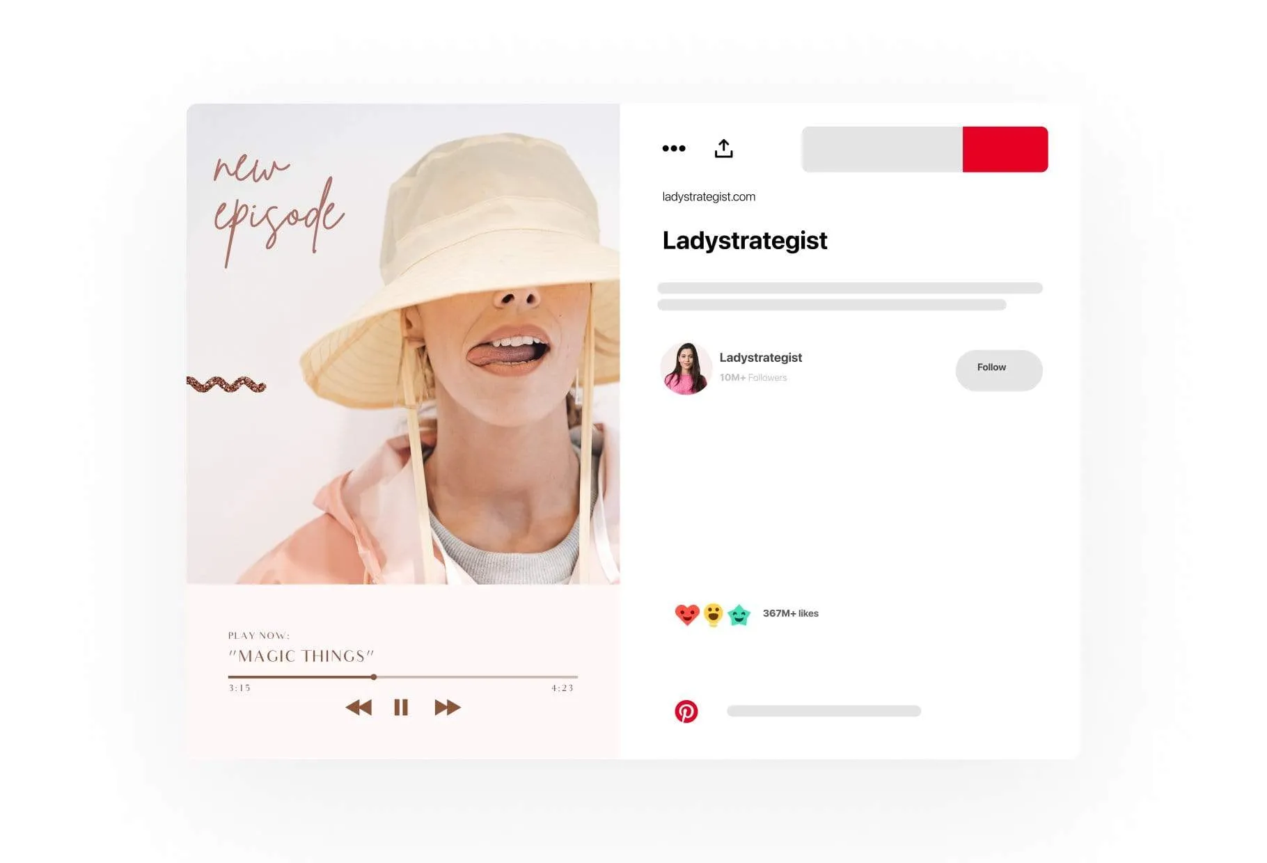 30 Pinterest Engagement Pins Editable Canva Templates Rose Gold