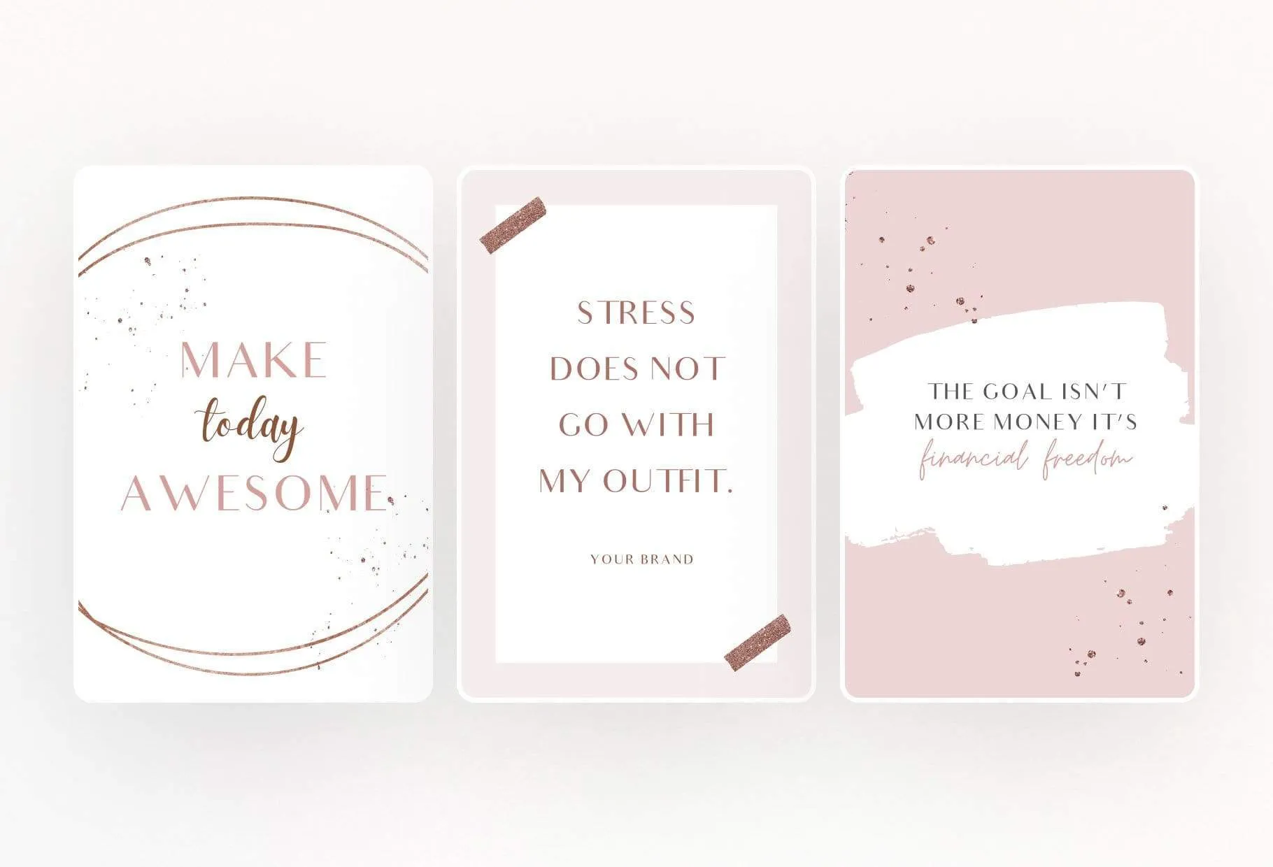 30 Pinterest Engagement Pins Editable Canva Templates Rose Gold