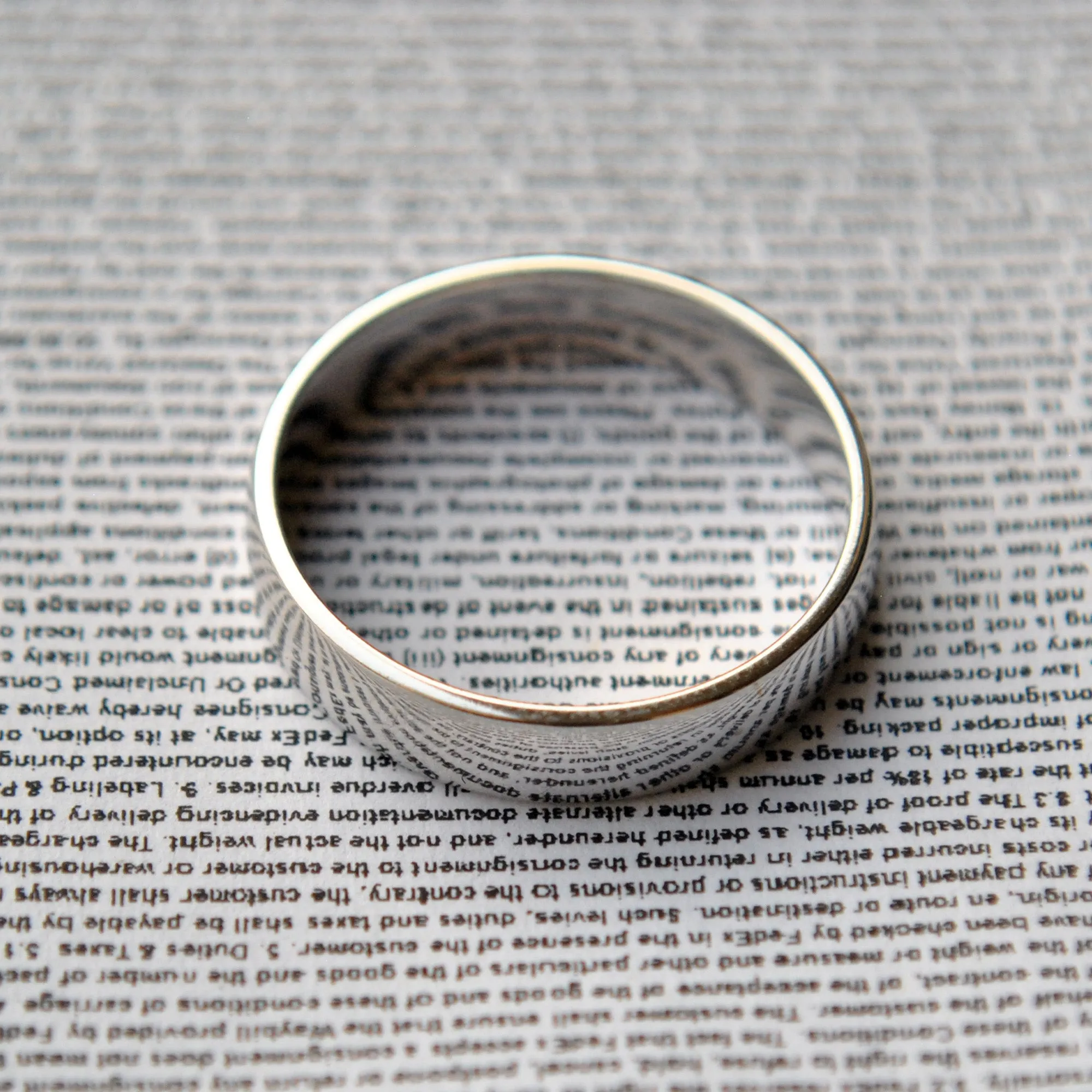 4mm Flat Fit Solid Gold Wedding Unisex Band, Comfort Fit Band with Slight Dome