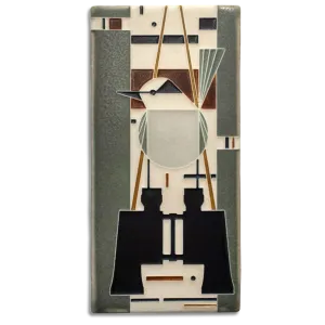 4x8 Who's Watching Whom Tile (Charley Harper)