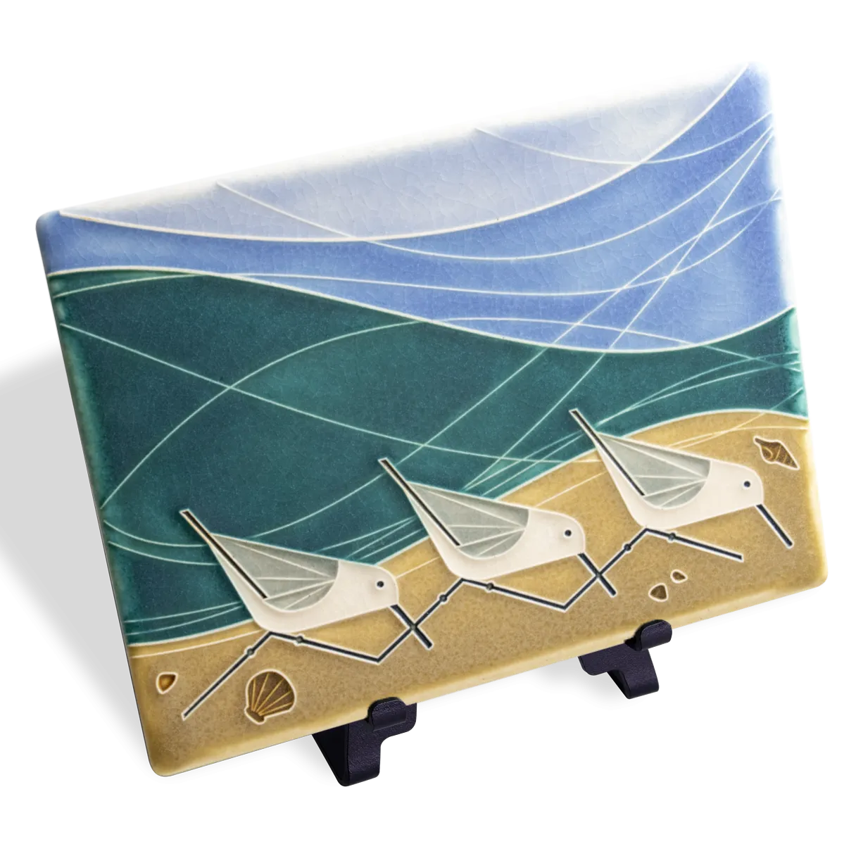 6x8 Beach Birds Sand Tile