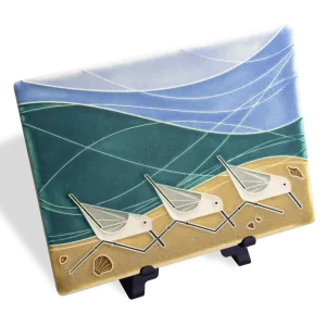 6x8 Beach Birds Sand Tile