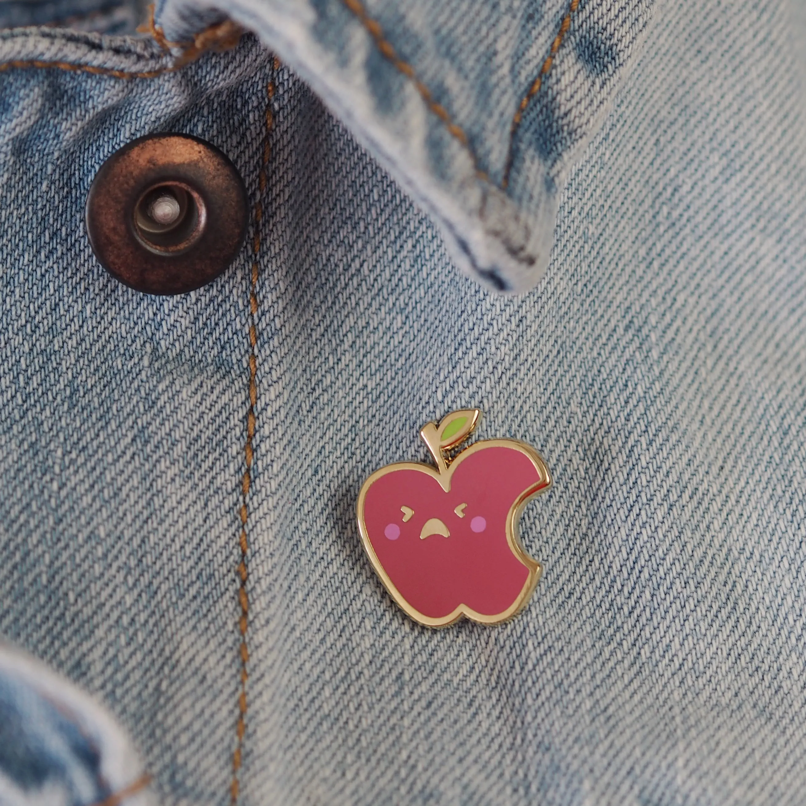 Alex the Apple Enamel Pin
