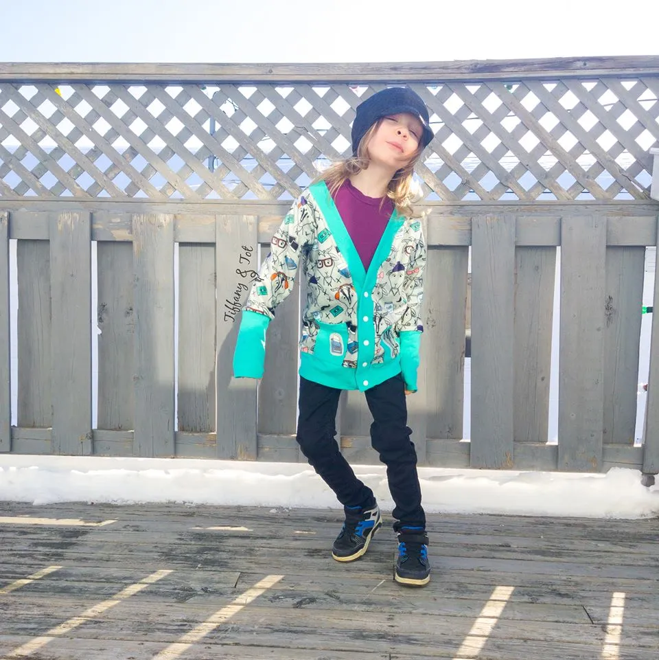 All Sizes Classic Cardigan - PDF Apple Tree Sewing Pattern (bonus extended sizes included)