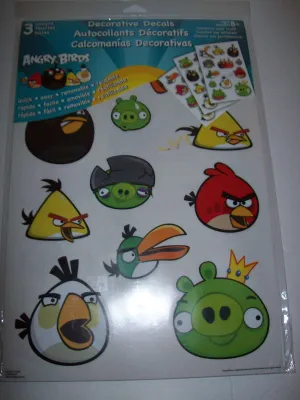 Angry Bird Decorative Wall Decals