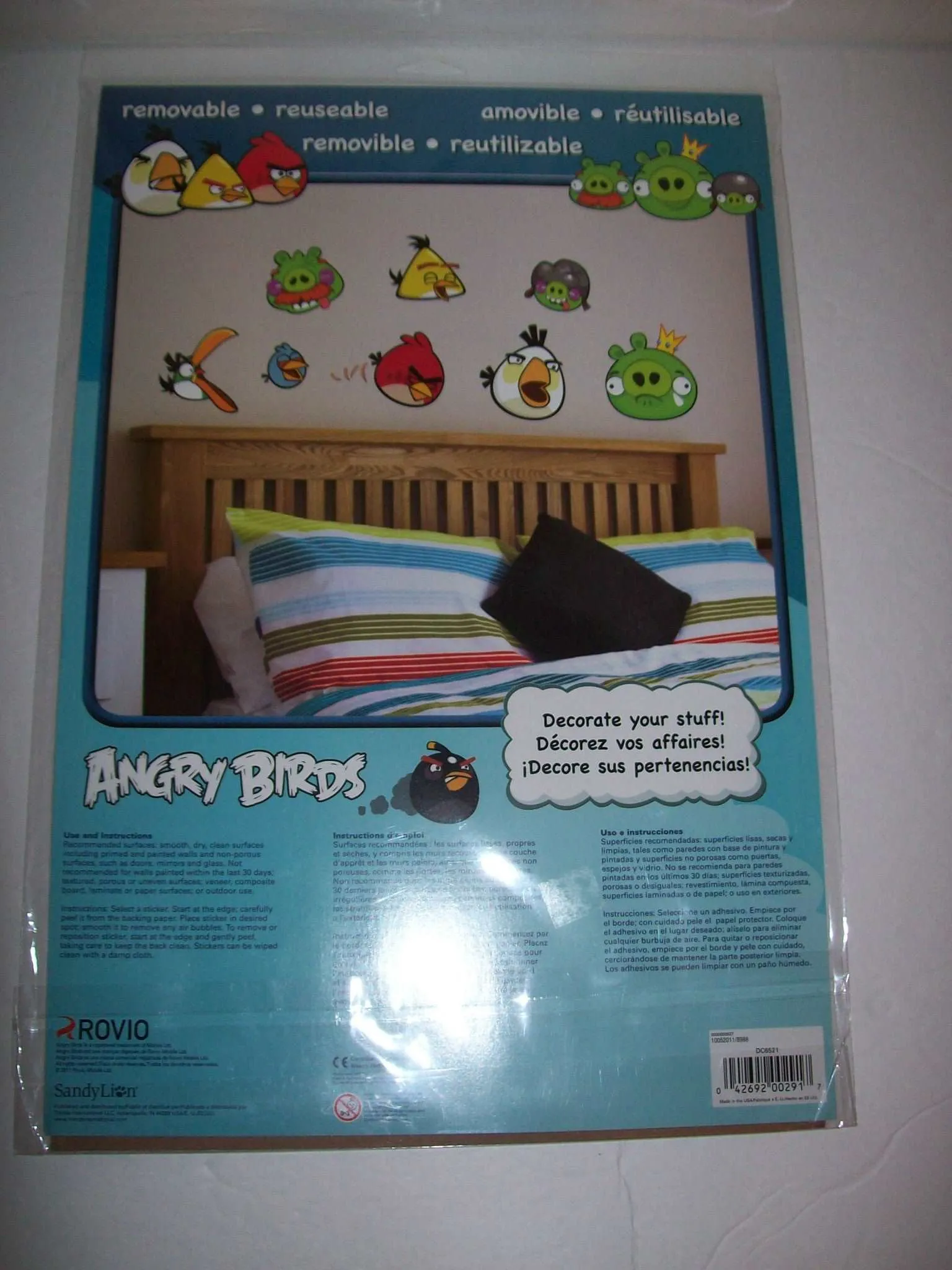 Angry Bird Decorative Wall Decals