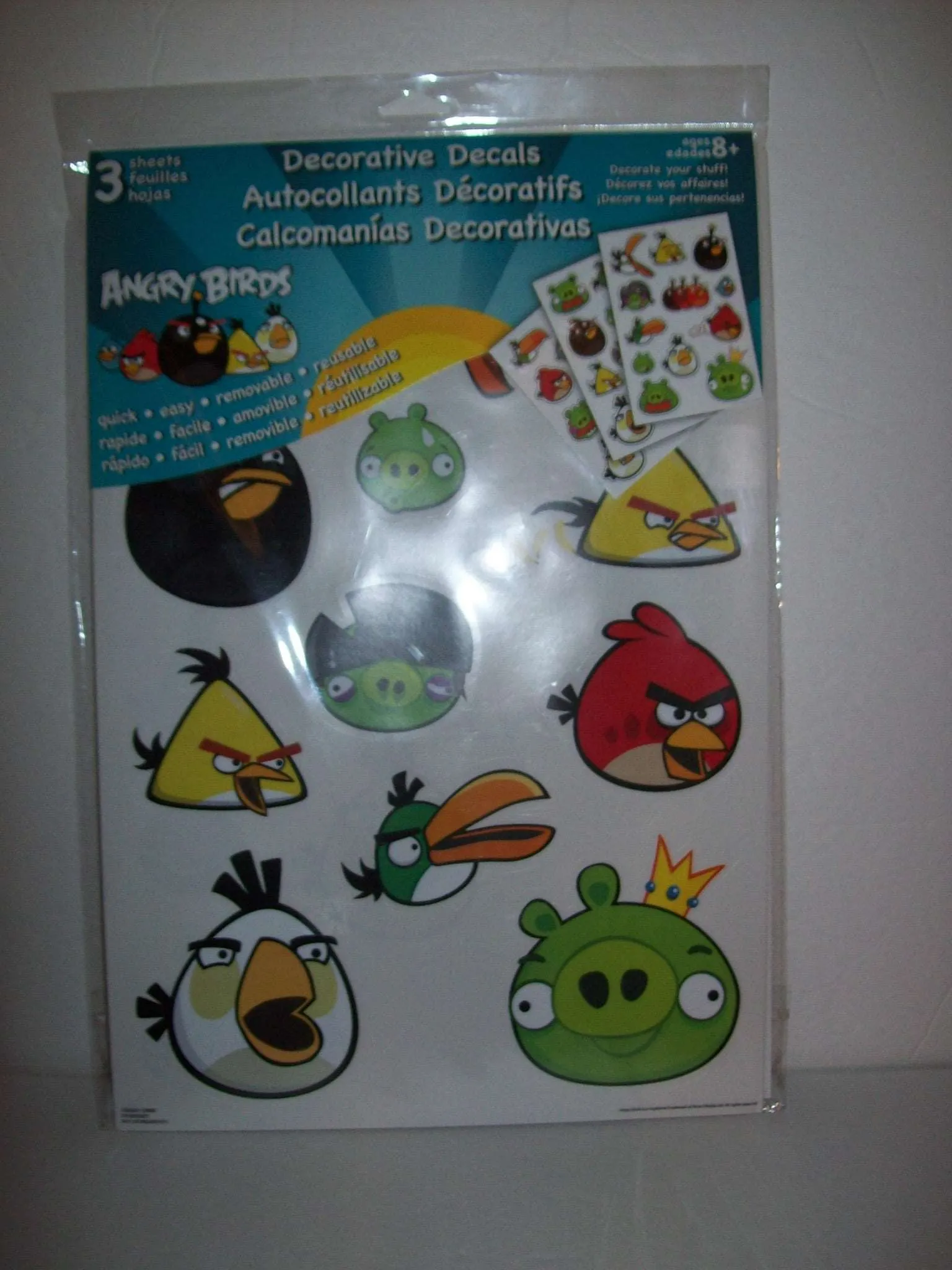 Angry Bird Decorative Wall Decals