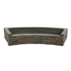 Aquascape Curved Stacked Slate Wall Base and Toppers
