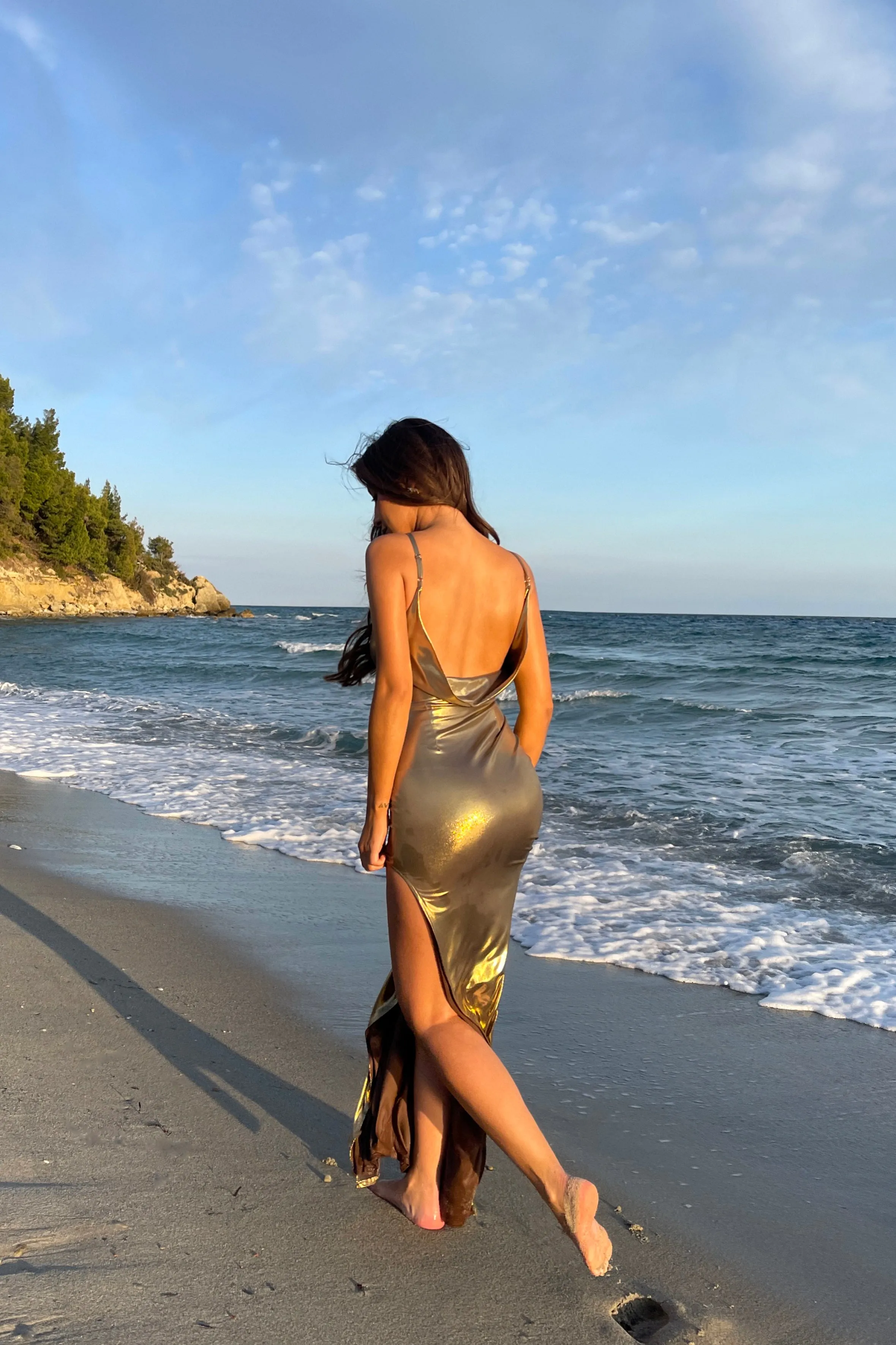 Arna Gold Dress