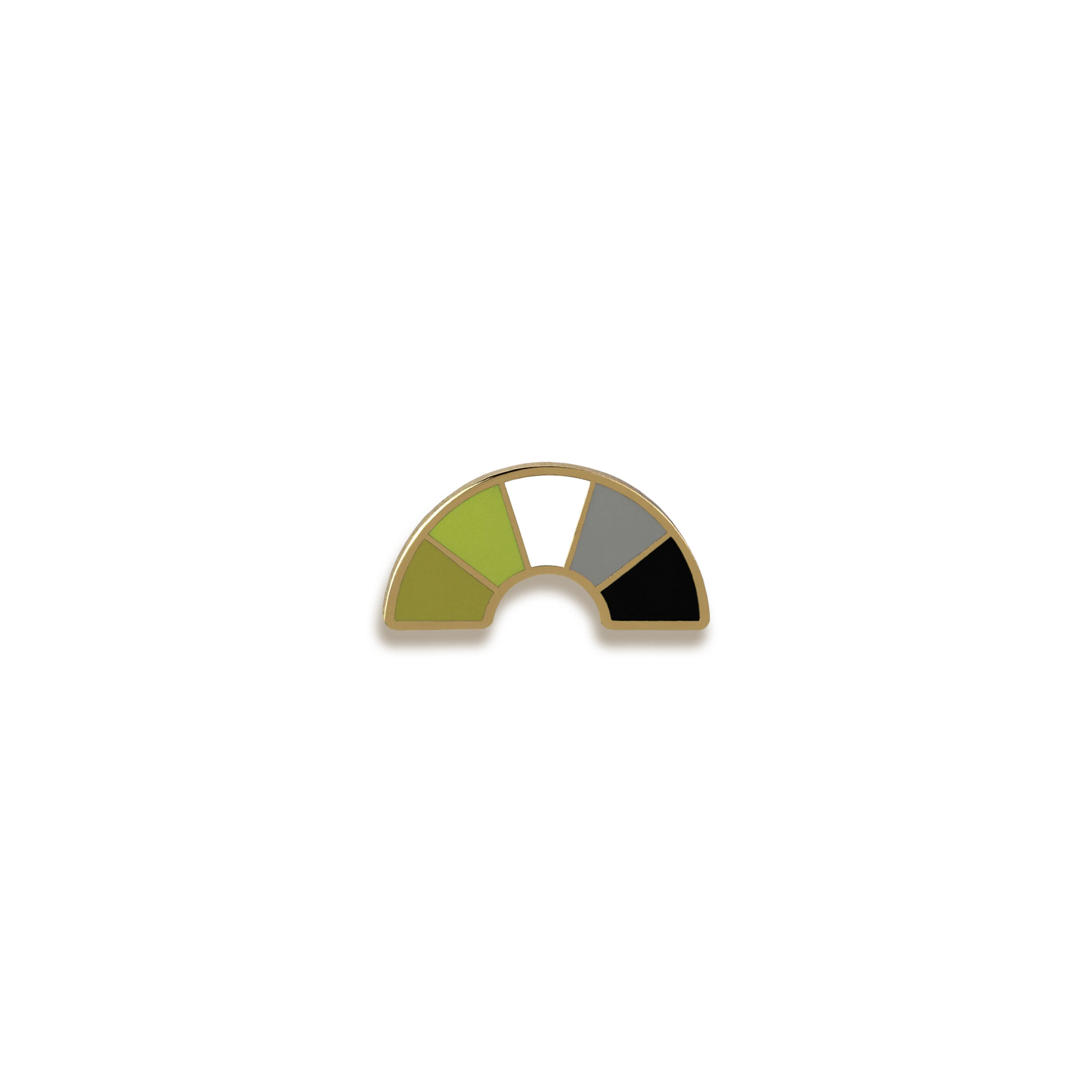 Aromantic Pride Enamel Pin by Pinultimate