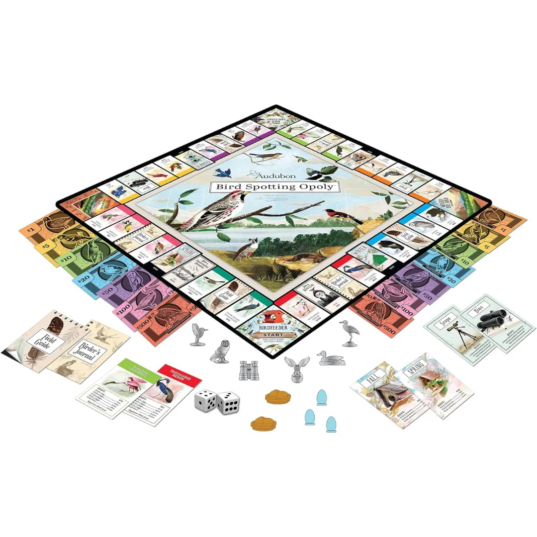 Audubon Bird Spotting Opoly Game