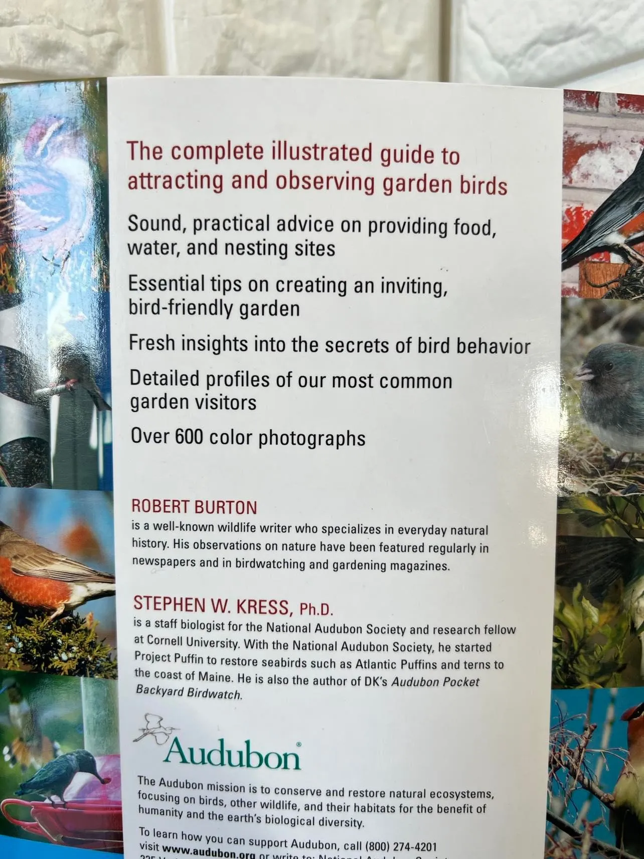 Audubon North American Birdfeeder Guide Durable Soft Cover