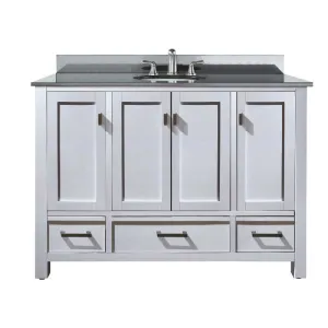 Avanity Modero 48 in. Vanity Combo MODERO-VS48-WT-A