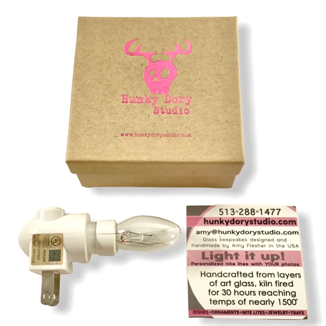 Baby Deer Cute with Pink Polka Dots Night Light