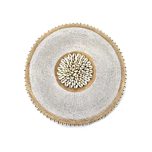 Beaded Cowrie Shield