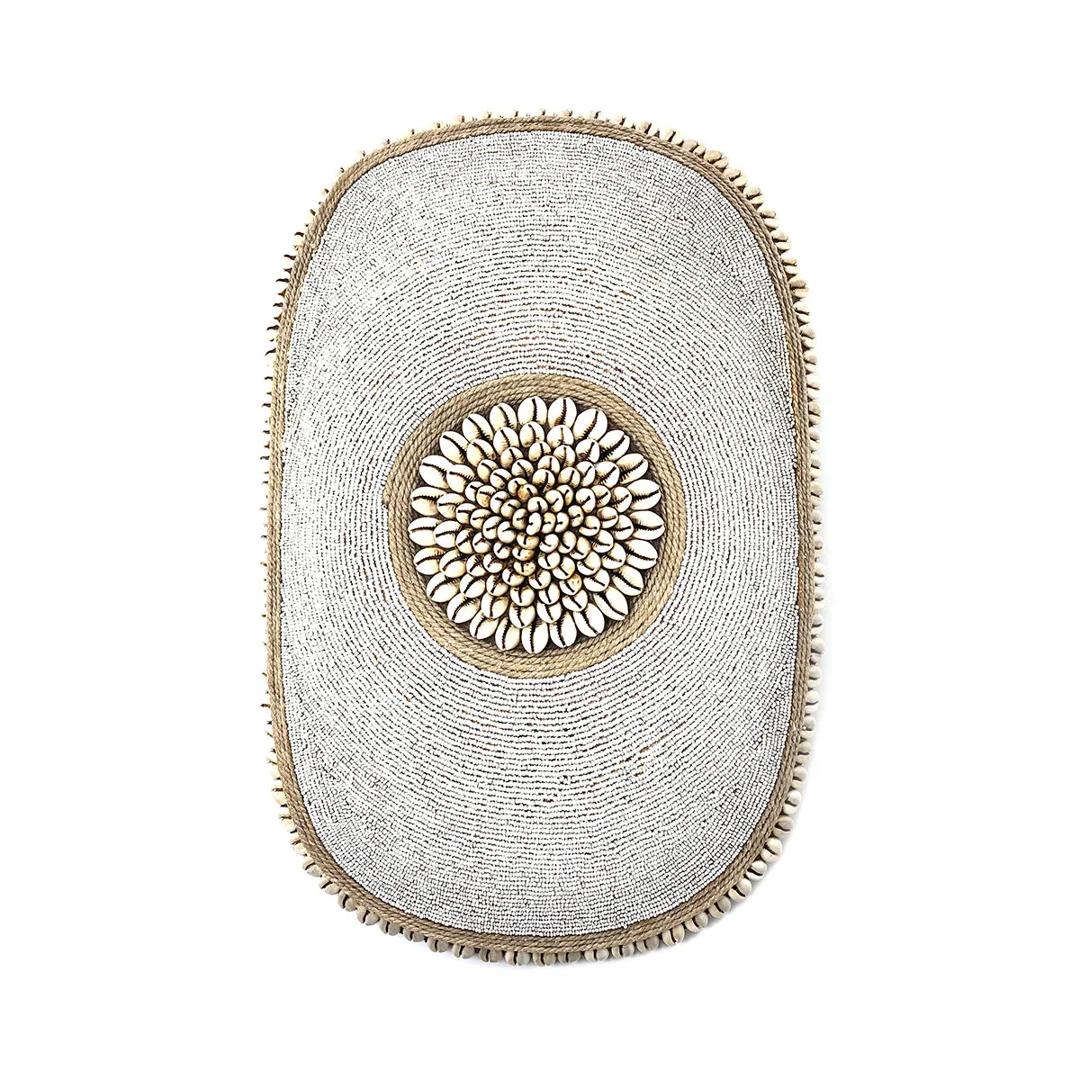 Beaded Cowrie Shield