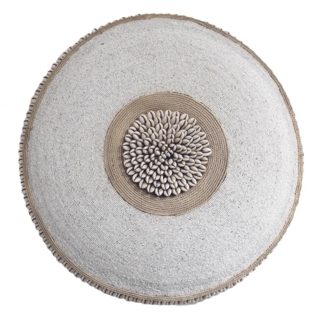 Beaded Cowrie Shield