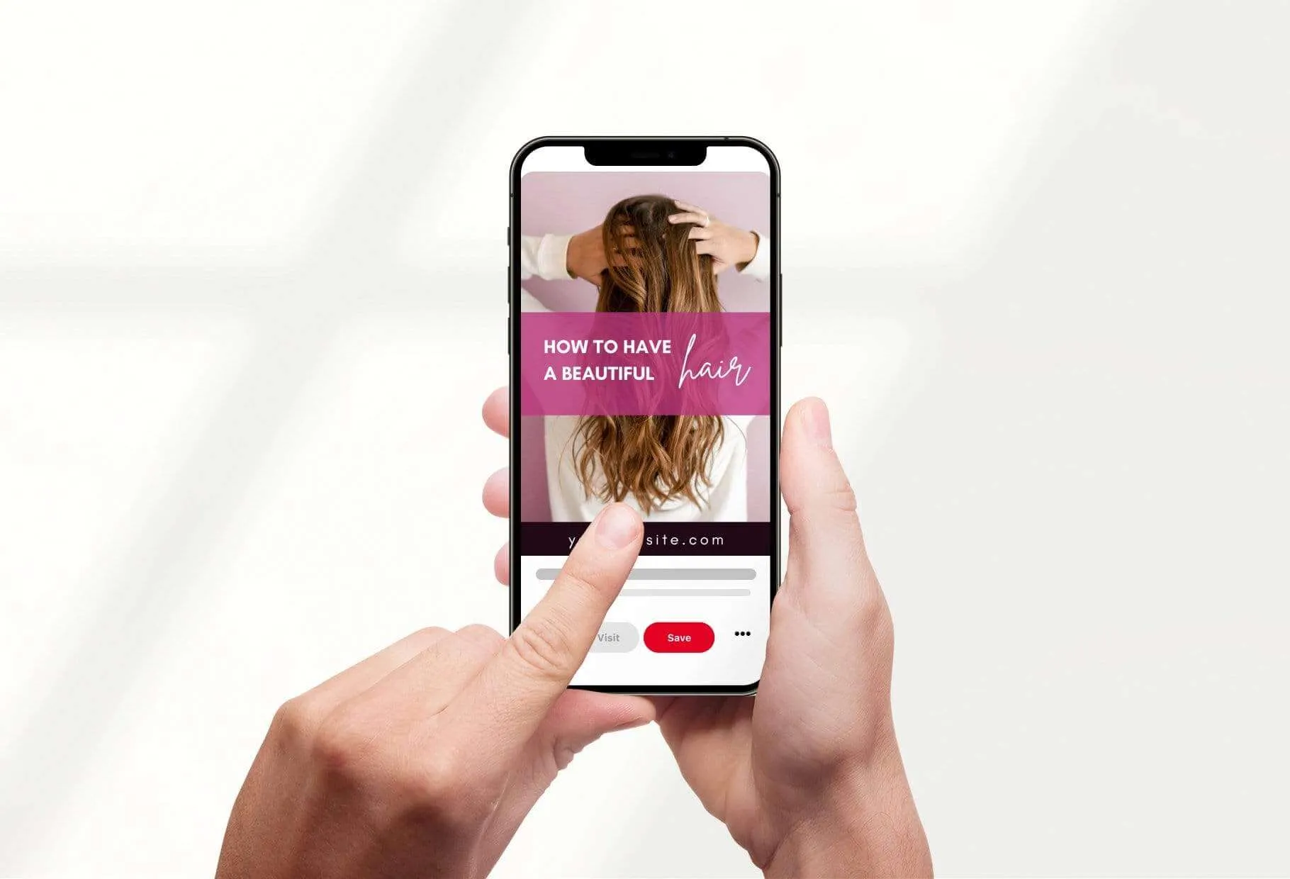Beauty Pinterest Template