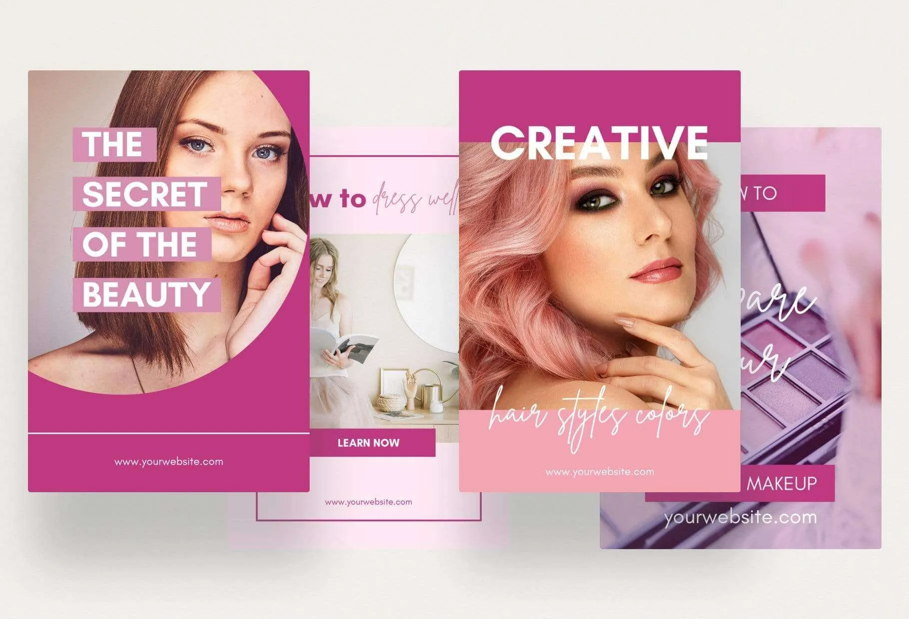 Beauty Pinterest Template