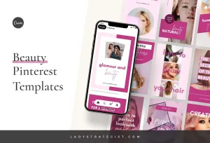 Beauty Pinterest Template