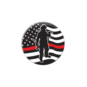 Beistle Firefighter Button - Party Supply Decoration for Patriotic