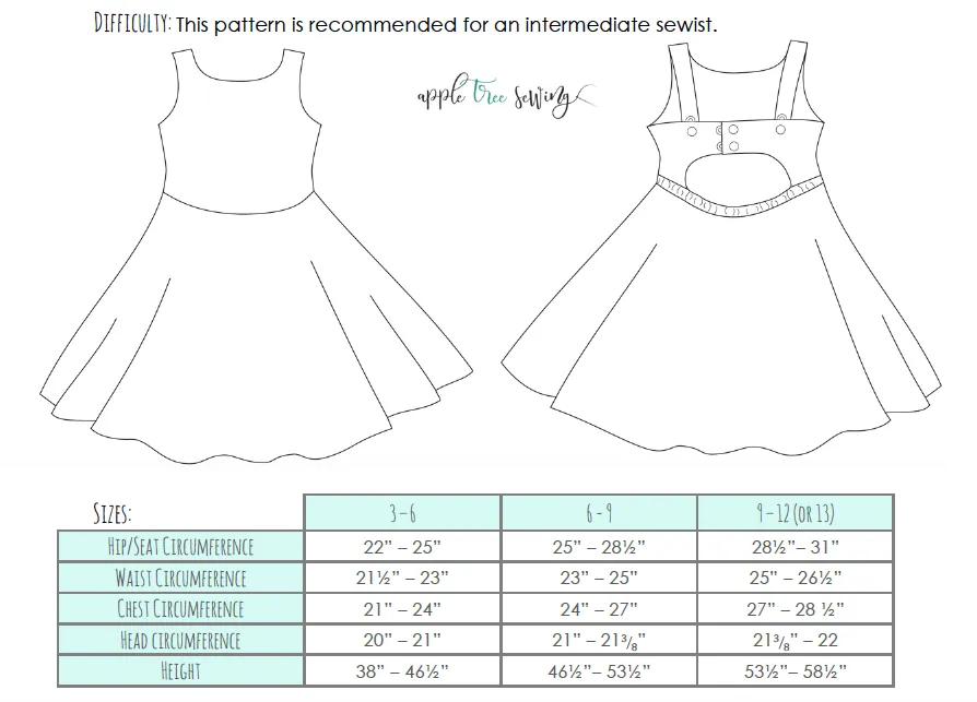 Big Kids Sizes Summer Dress