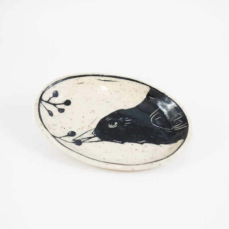 Bird with Berries Dish