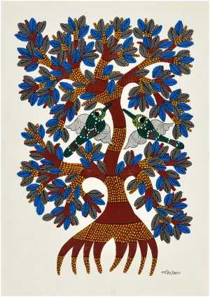 Birds Gond Painting