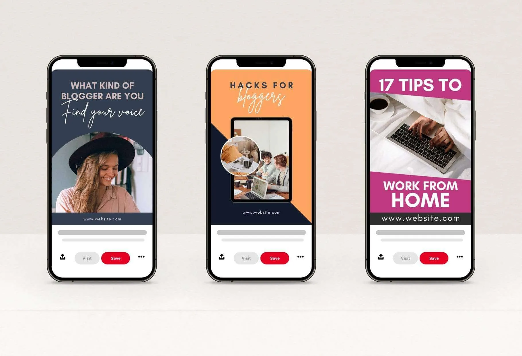 Blog Pinterest Template