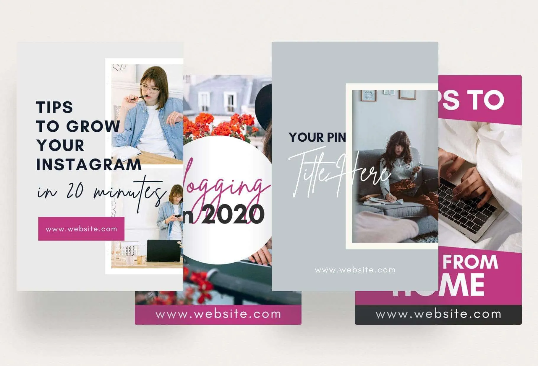 Blog Pinterest Template