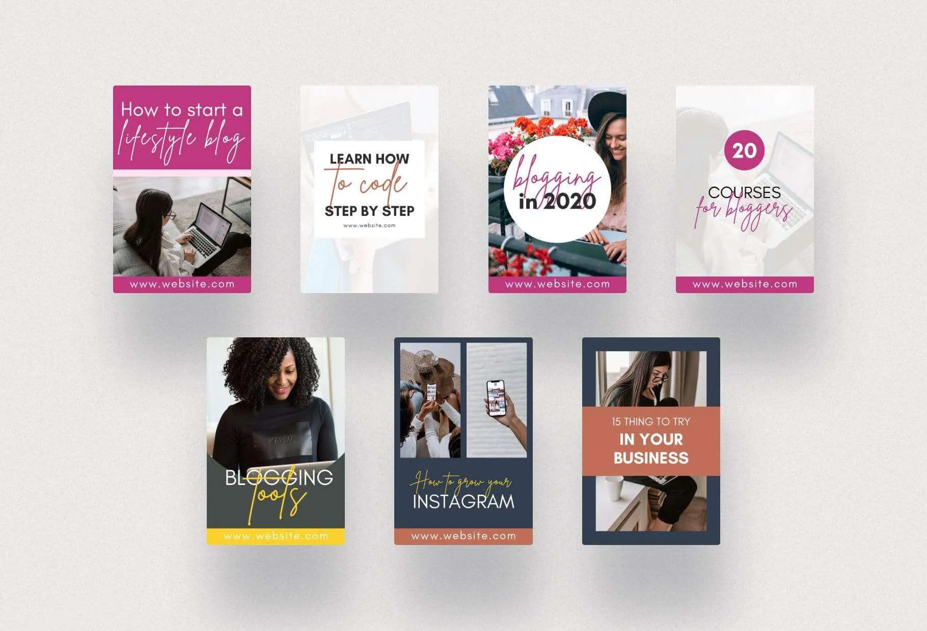 Blog Pinterest Template