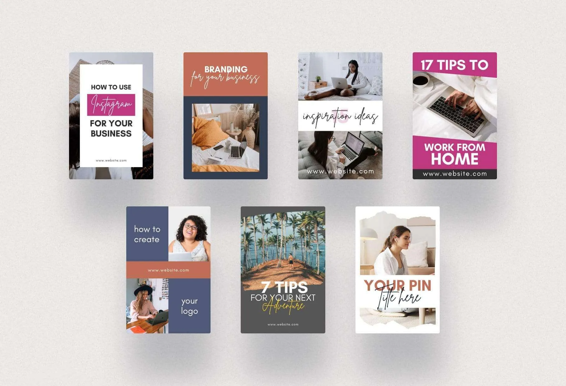 Blog Pinterest Template