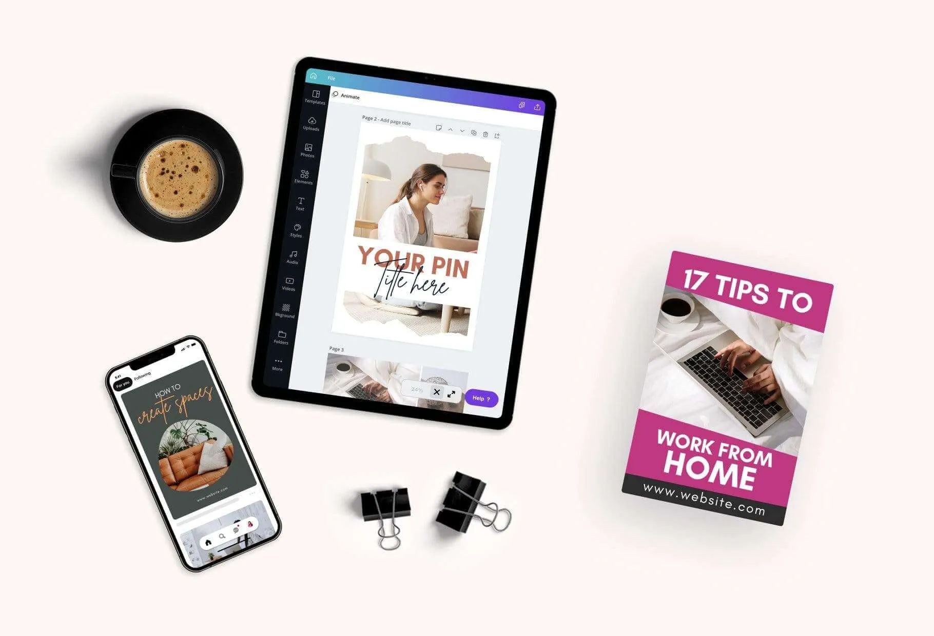 Blog Pinterest Template