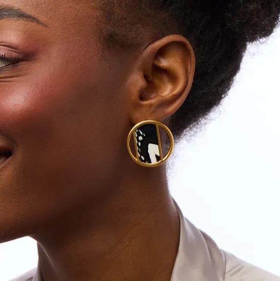 Brackish - Ammon Circle Earring