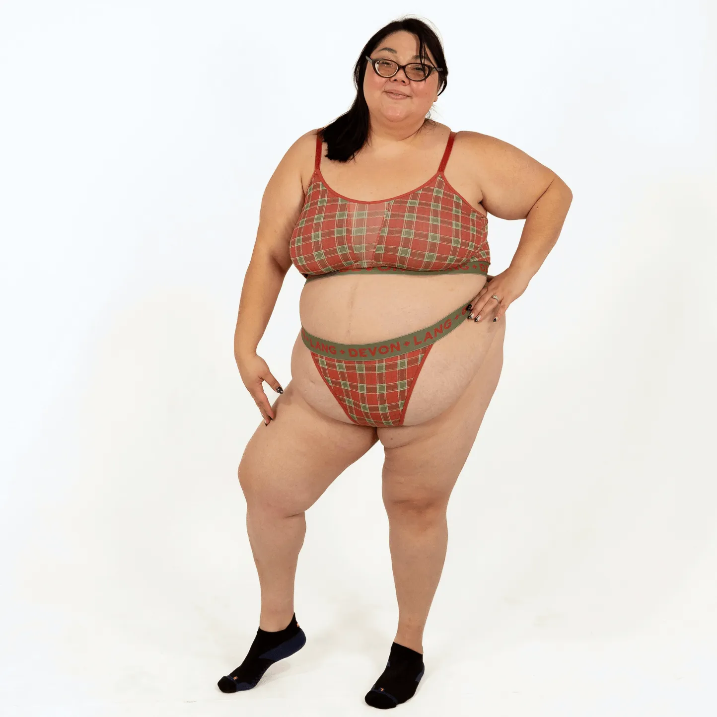 Bria Bralette - Vintage Tartan