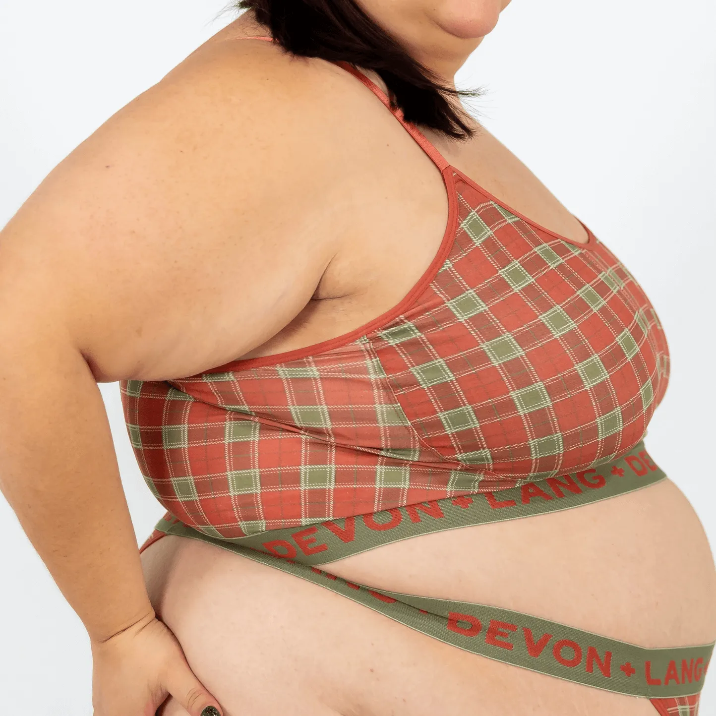 Bria Bralette - Vintage Tartan