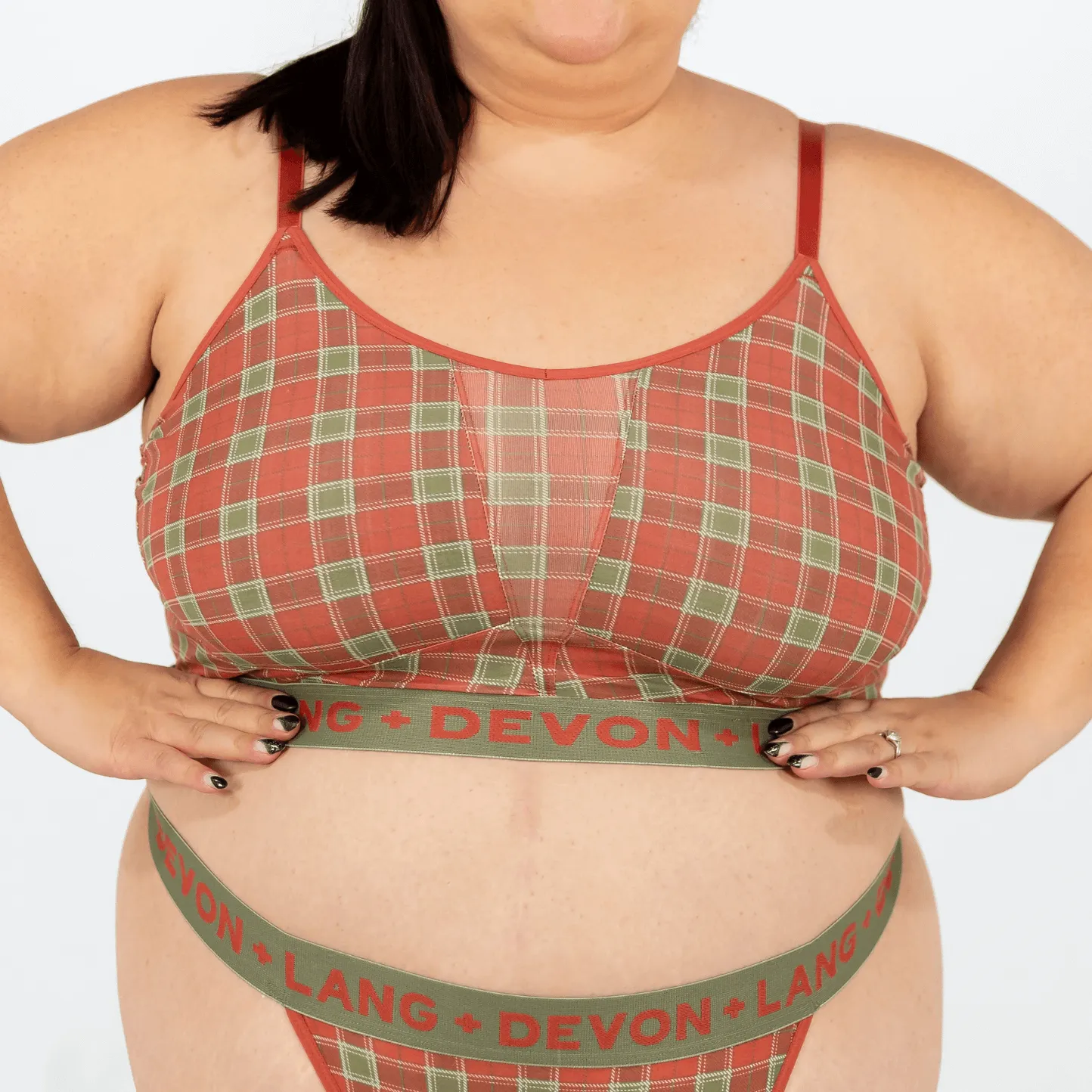 Bria Bralette - Vintage Tartan