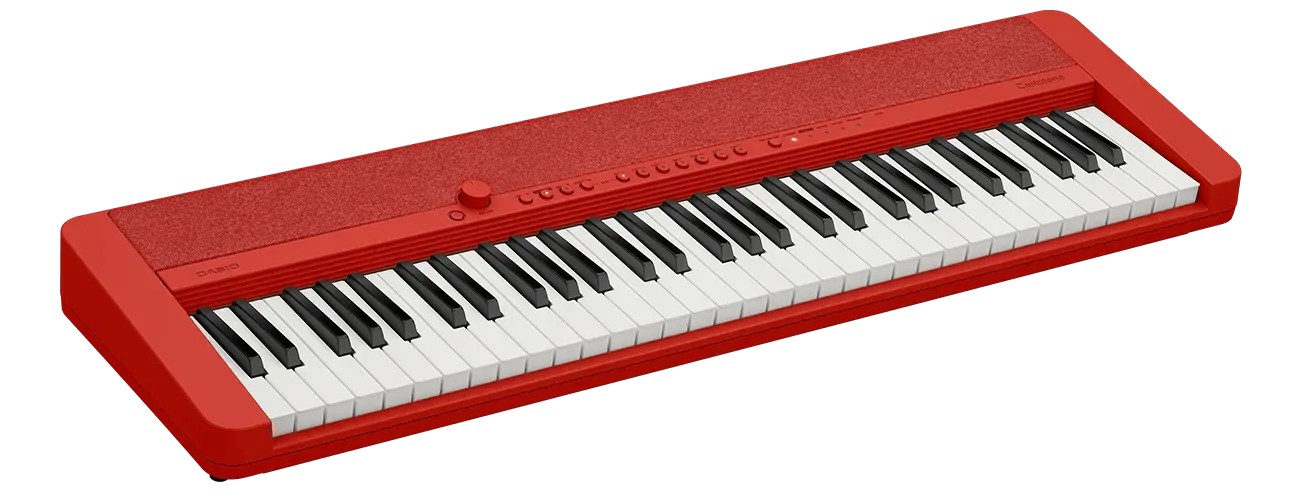 Casio CT-S1 Electronic Keyboard 61-Key Red