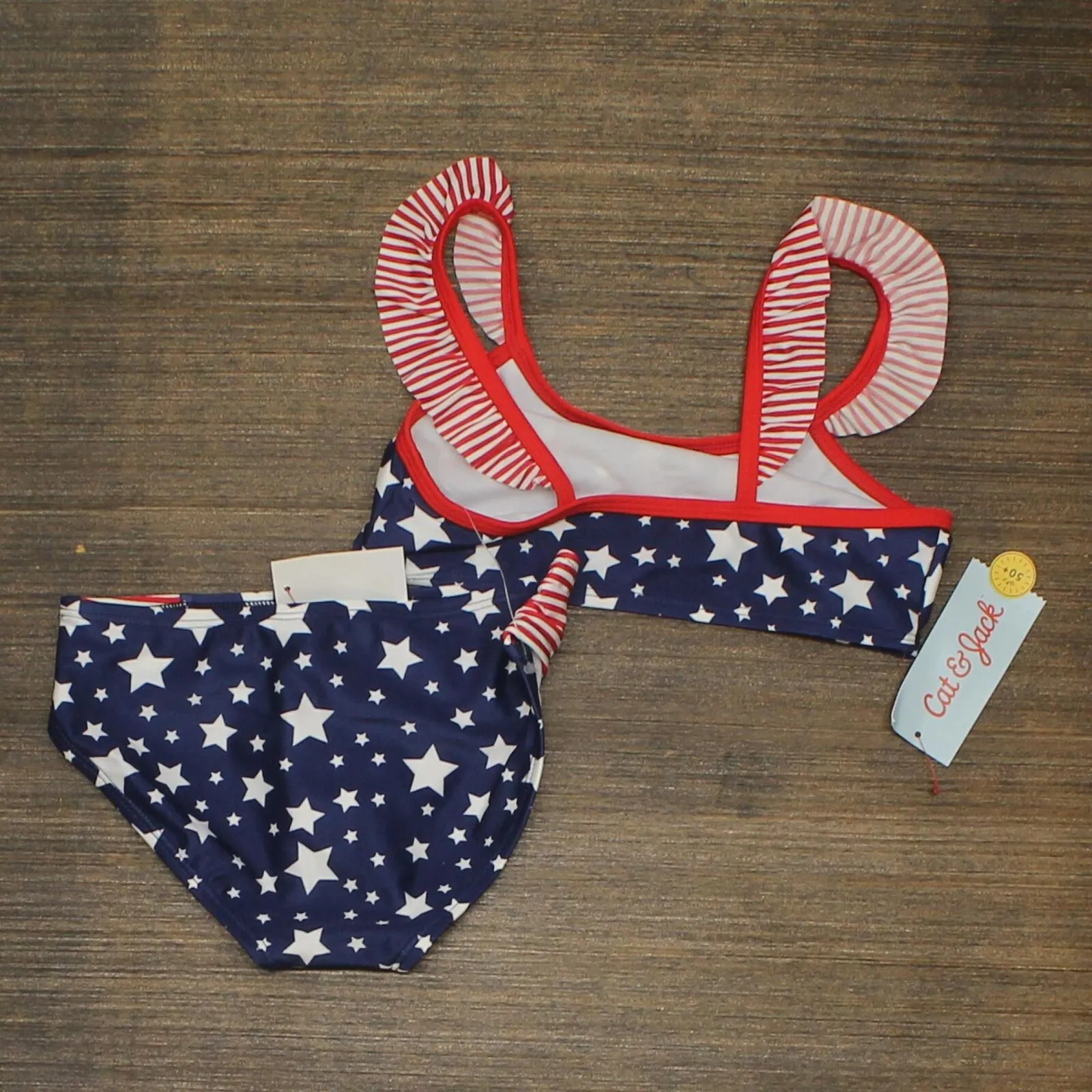 Cat & Jack Girls' 'Stars Galore' Bikini Swimsuit
