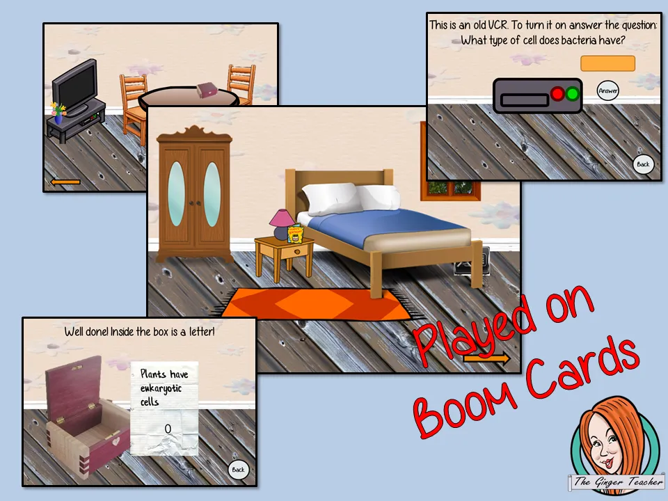 Cells Science Escape Room Boom Cards